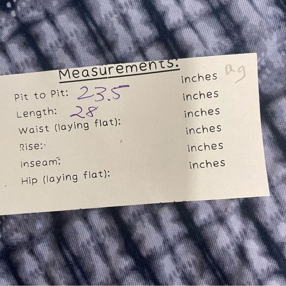 Pure Jill by J. Jill Cotton Modal Long SLeeve Tunic Blue White XL #AG - Picture 8 of 8